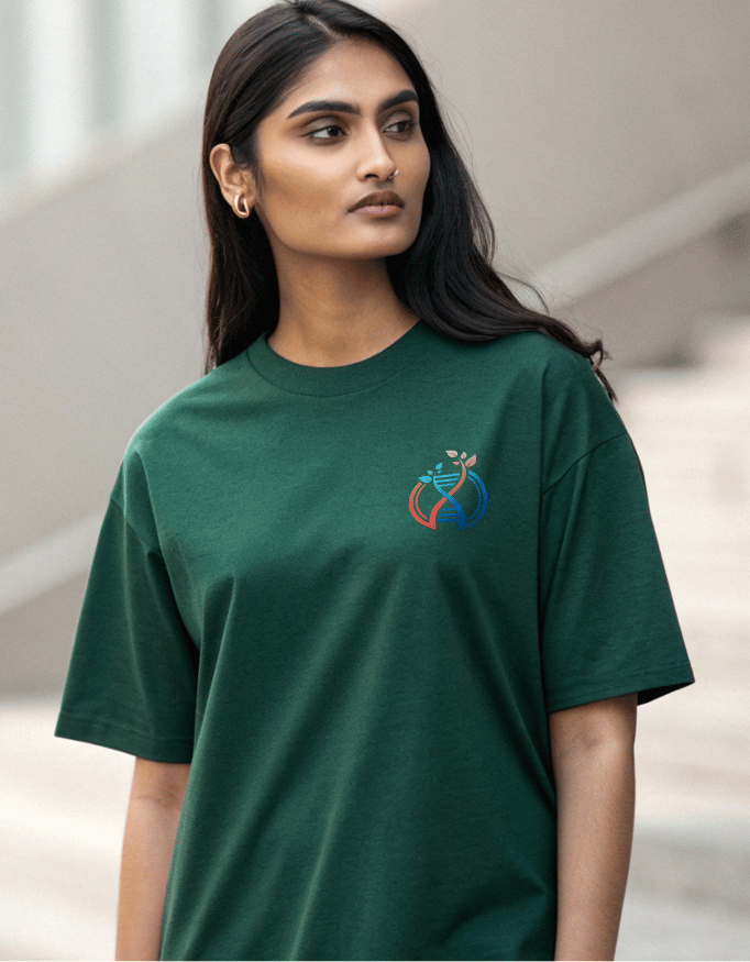 Women Heavy Drip Oversized T-Shirt "Stay Curious" | Chhaap Store