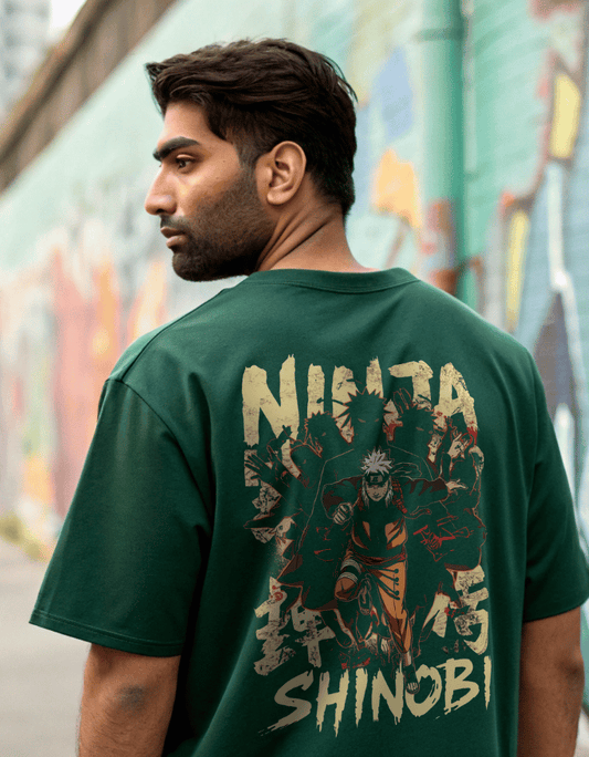 Heavy Drip Oversized T-Shirt "Ninja Shinobi"