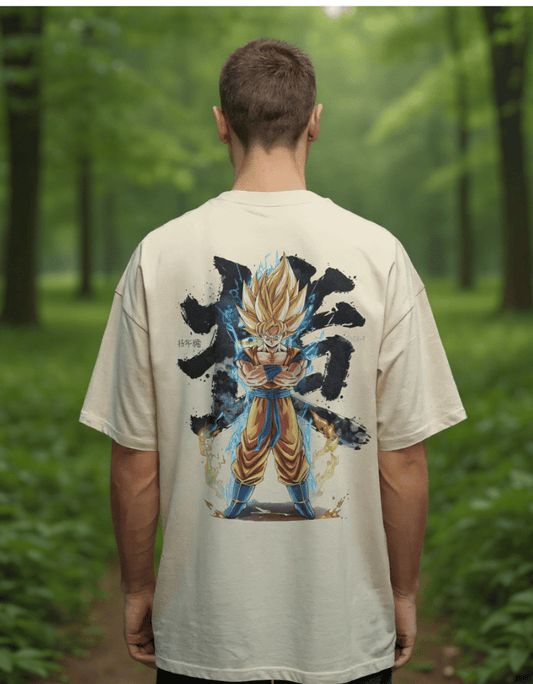 Heavy Drip Oversized T-Shirt "Saiyan Surge"