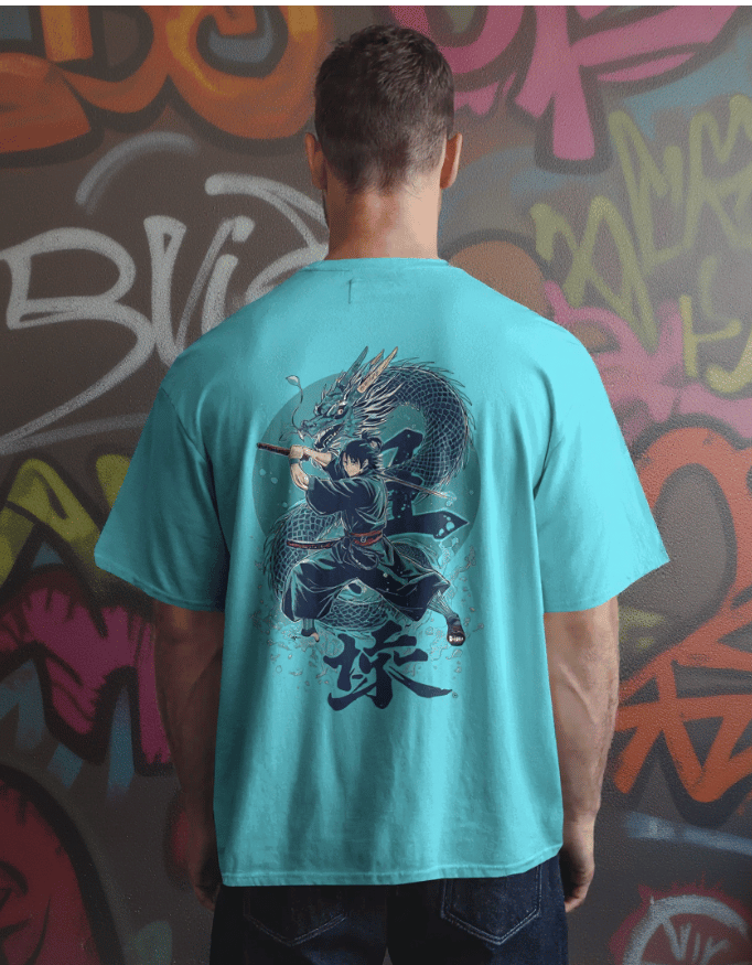 Heavy Drip Oversized T-Shirt "Spirit Of Scales"