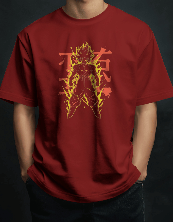 Heavy Drip Oversized T-Shirt "Inner Flame"